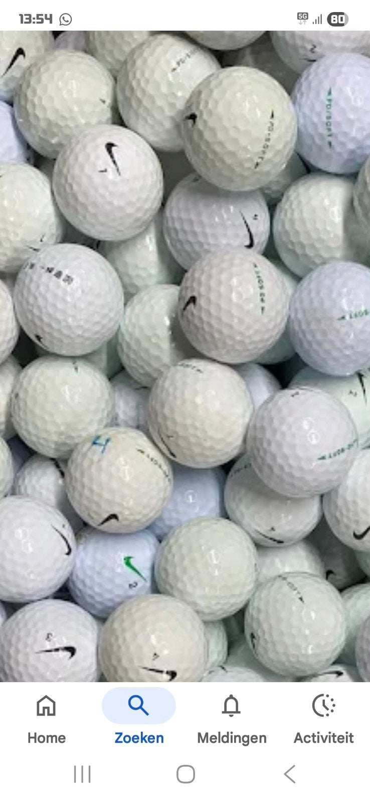 100 golfballen mix, Ophalen, Zo goed als nieuw, Bal(len)