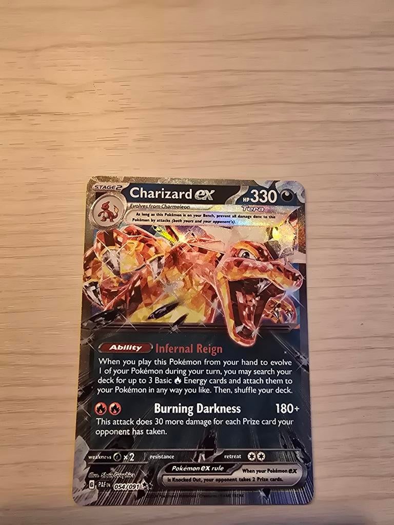 Charizard ex Pokémon kaart, Ophalen of Verzenden, Foil
