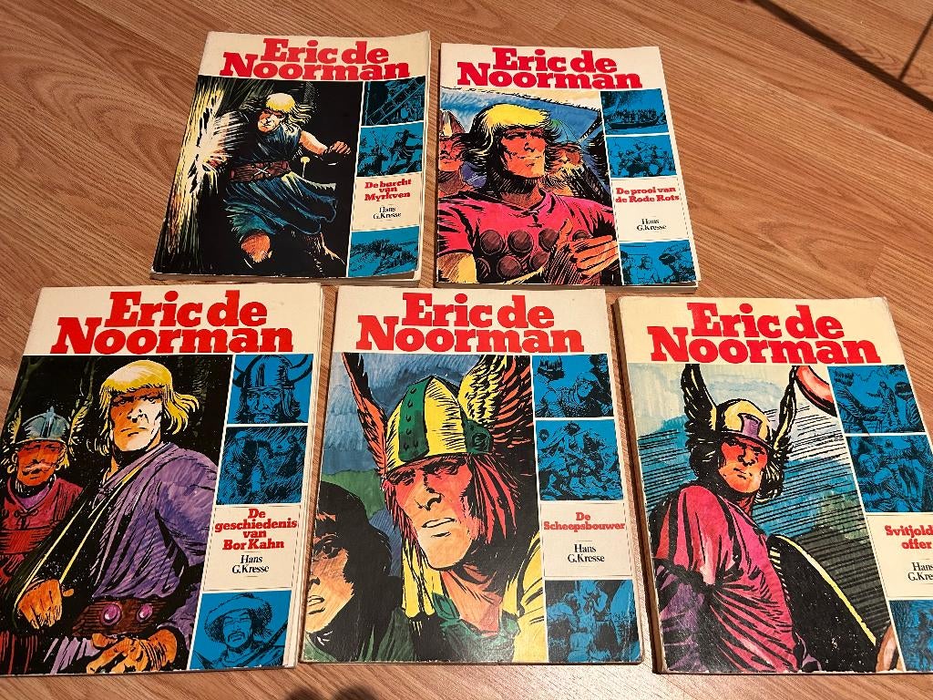 5x Strips Eric de Noorman, Boeken, Stripboeken, Meerdere stripboeken, Ophalen of Verzenden, Zo goed als nieuw, Hans Kresse