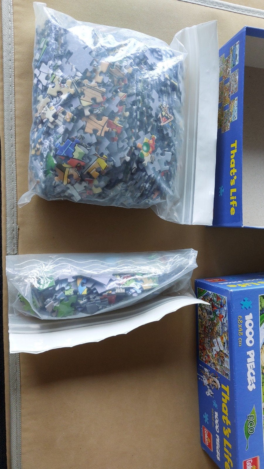 That's Life Goliath 1000 stukjes legpuzzel, Ophalen of Verzenden, 500 t/m 1500 stukjes, Zo goed als nieuw, Legpuzzel