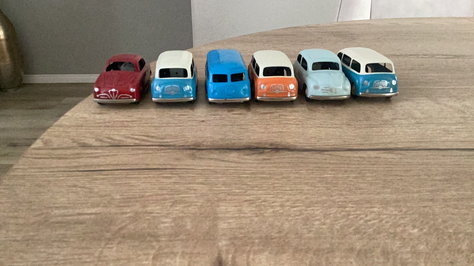 Blikken 6 stuks INGAP autootjes, Ophalen of Verzenden