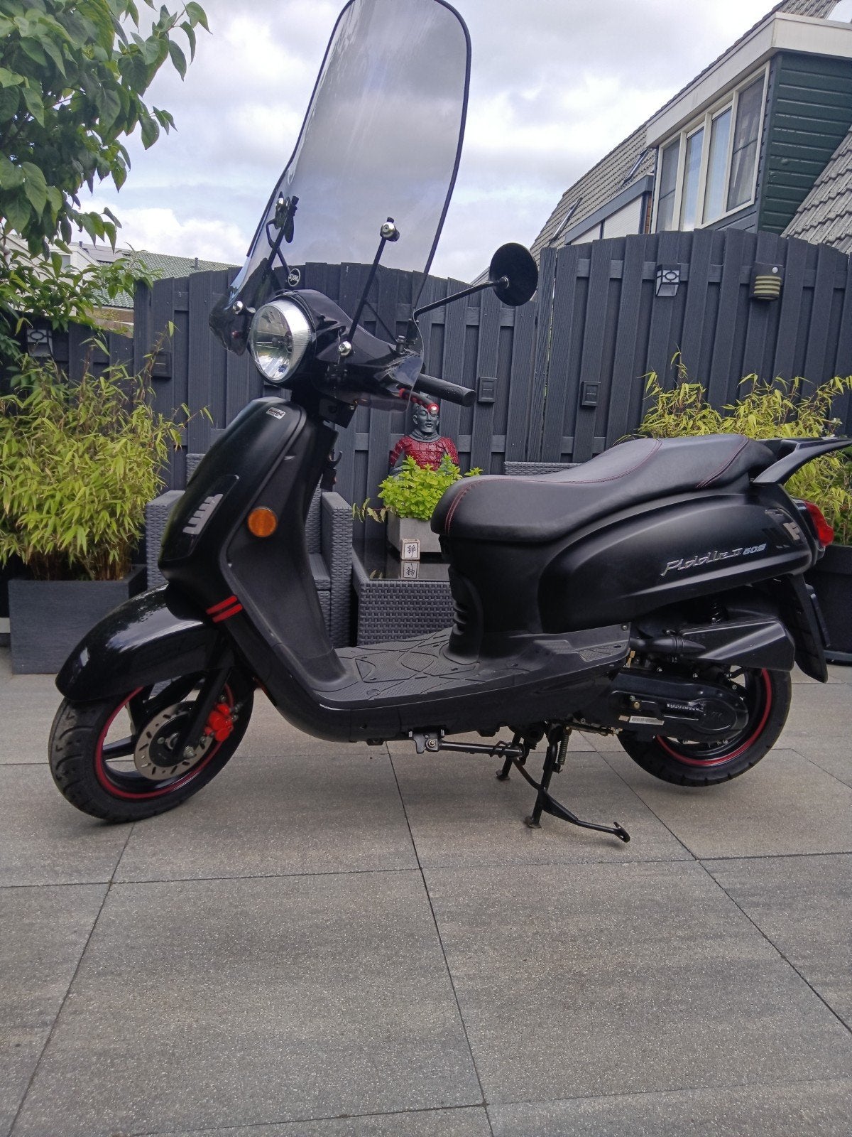 Sym Fiddle II 50S Scooter - Zwart, Zo goed als nieuw, Fietsen en Brommers, Scooters | Overige merken, Ophalen, Zo goed als nieuw