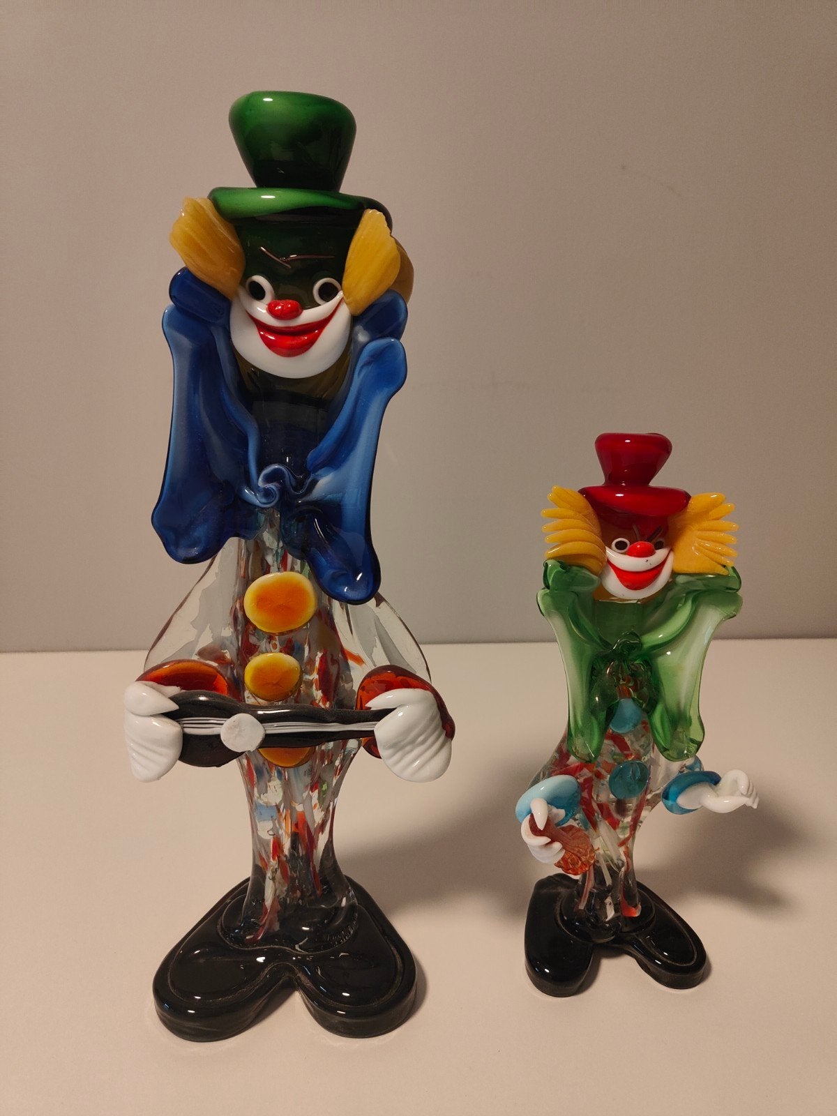 Handgeblazen Glazen Clown uit Merano, Italië - 50 jaar oud, Ophalen of Verzenden