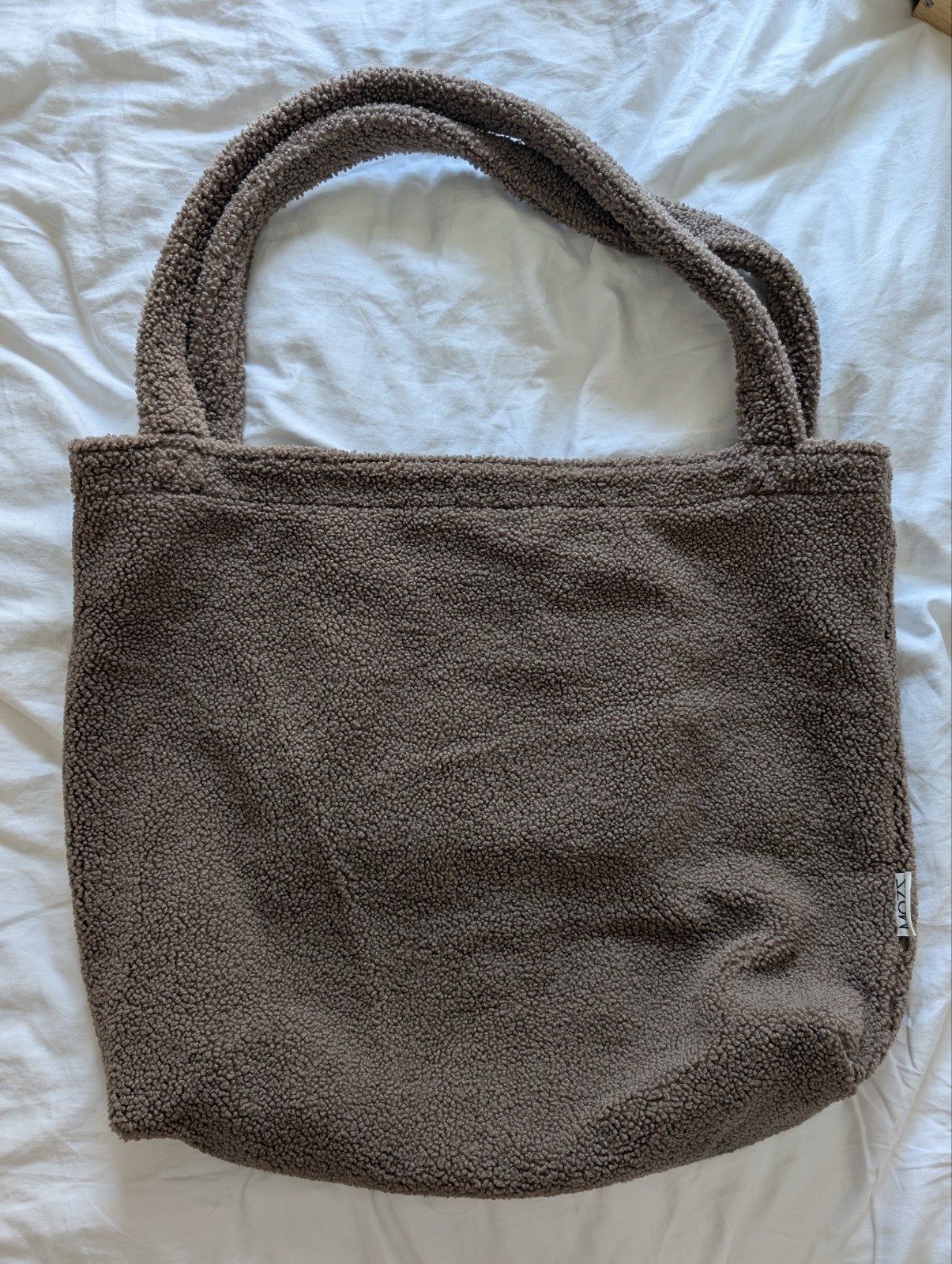 MOZS Teddy Shopper Tas - Bruin, Ophalen of Verzenden, Zo goed als nieuw, Bruin, Shopper