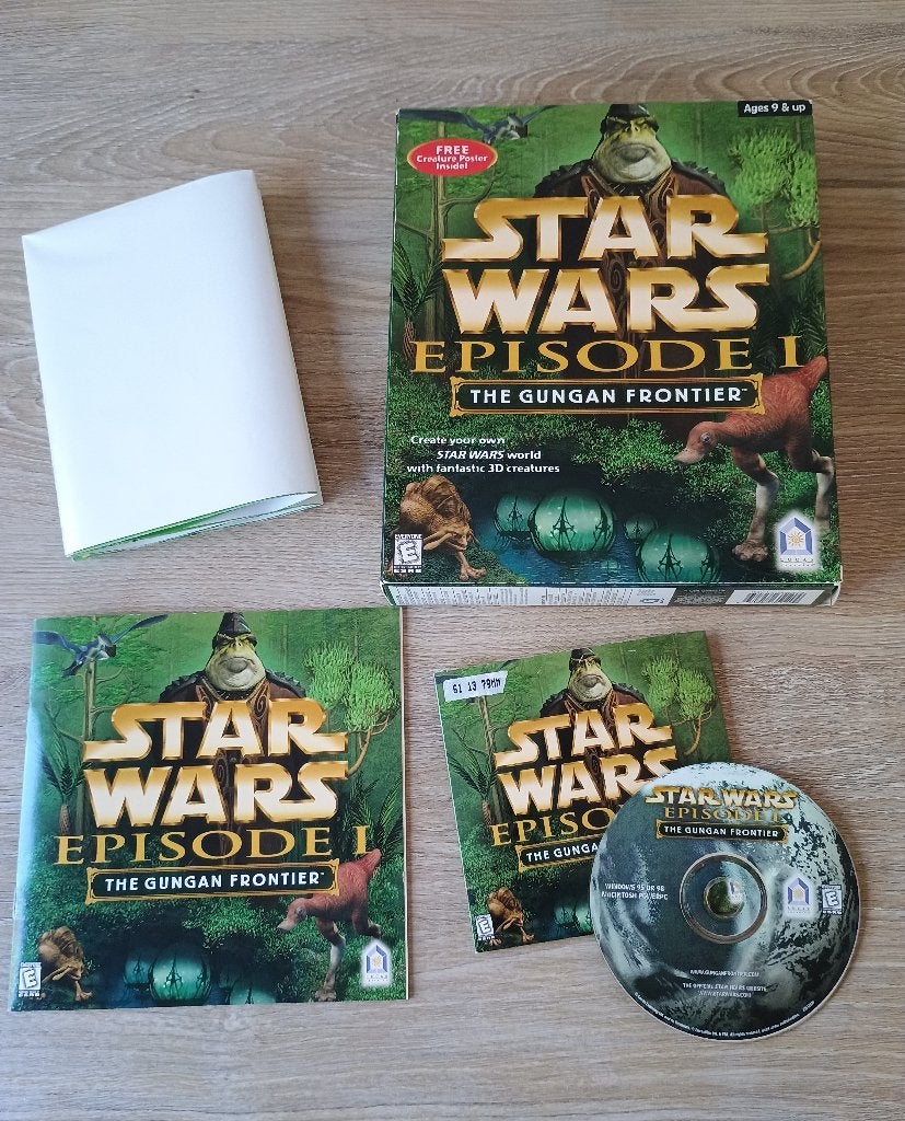 pc star wars the gungan frontier big box bigbox 1998, 1 speler, Ophalen of Verzenden, Gebruikt, Vanaf 3 jaar