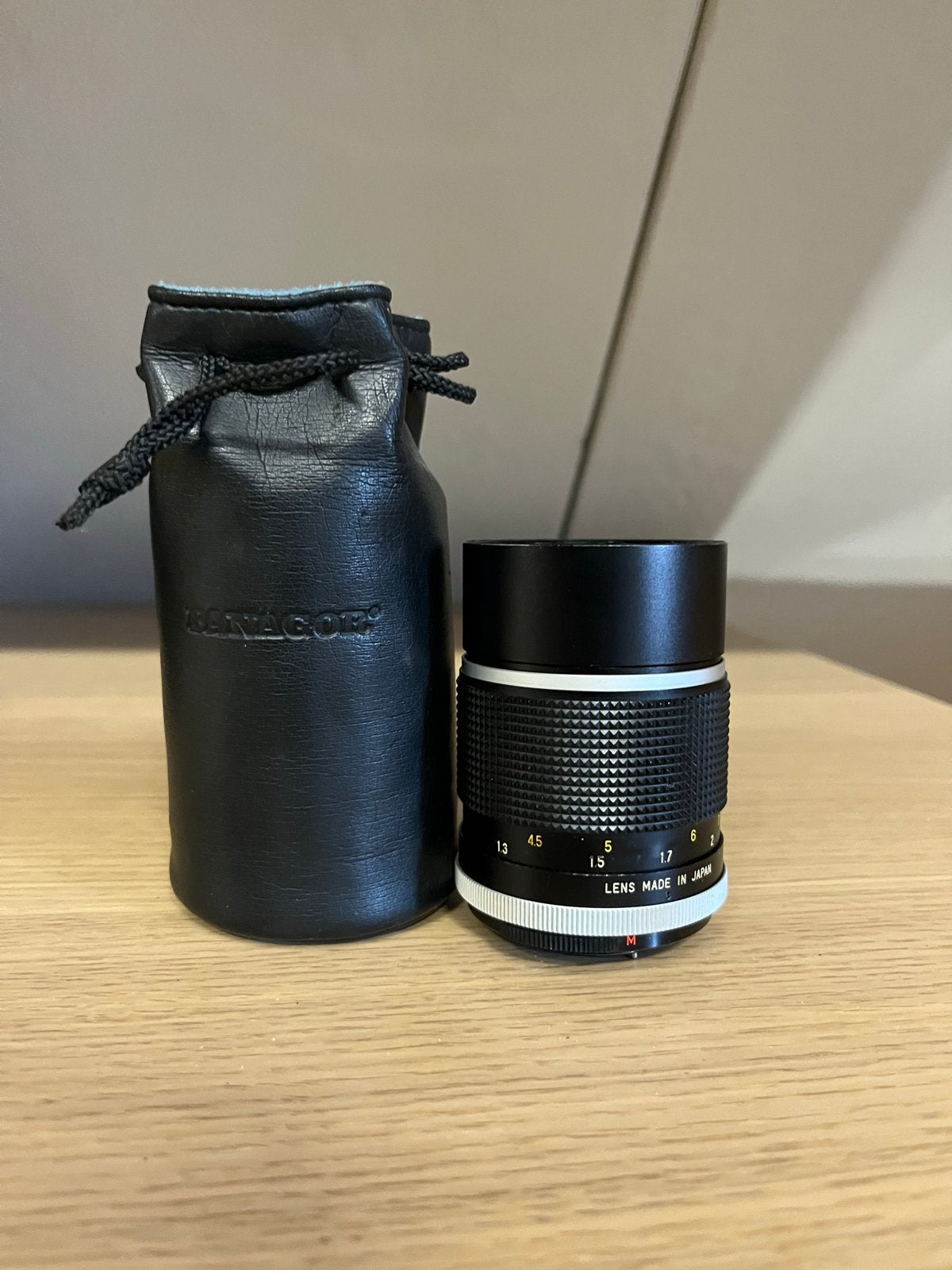 Panagor Auto Tele 135mm f/2.8 lens met leren etui, Overige merken, Handmatige focus, Telelens, Ophalen of Verzenden