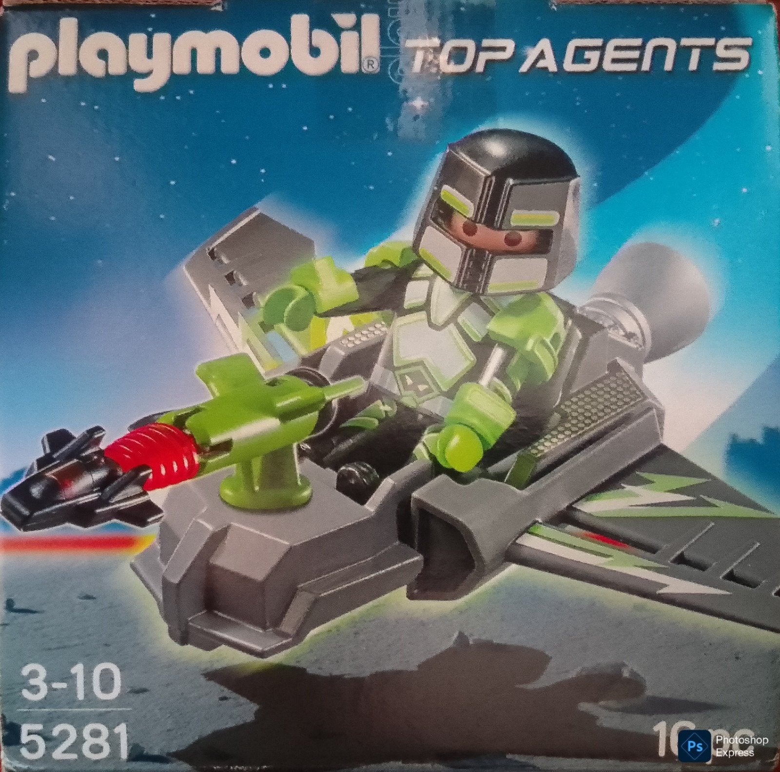 Top Agents Robo-Gangster Met Spy-Glider 5281, Ophalen of Verzenden, Gebruikt, Complete set