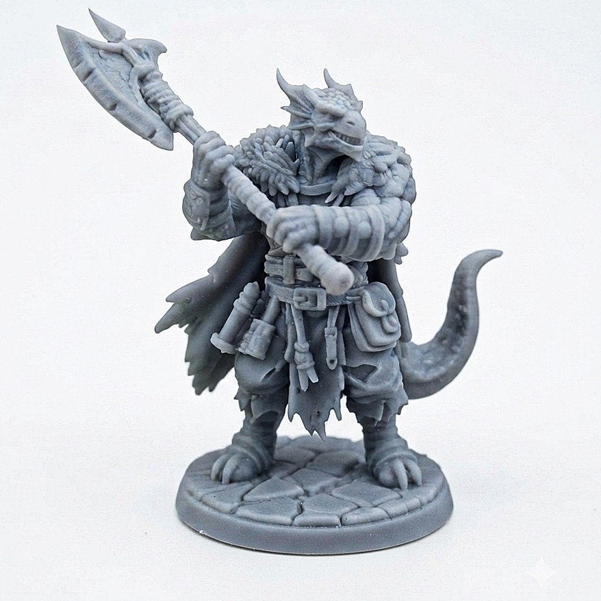 Dungeons & Dragons, D&D, HQ Barbarian Dragonborn, Ophalen of Verzenden, Overige soorten