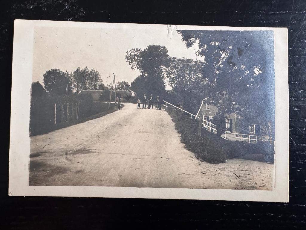 Gouderak bij Gouda fotokaart, Verzamelen, Verzenden, Voor 1920, Ongelopen, Zuid-Holland