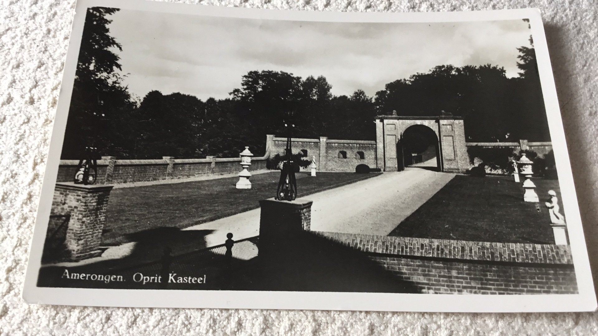 Amerongen - Oprit Kasteel., Ophalen of Verzenden, 1940 tot 1960, Gelopen, Utrecht