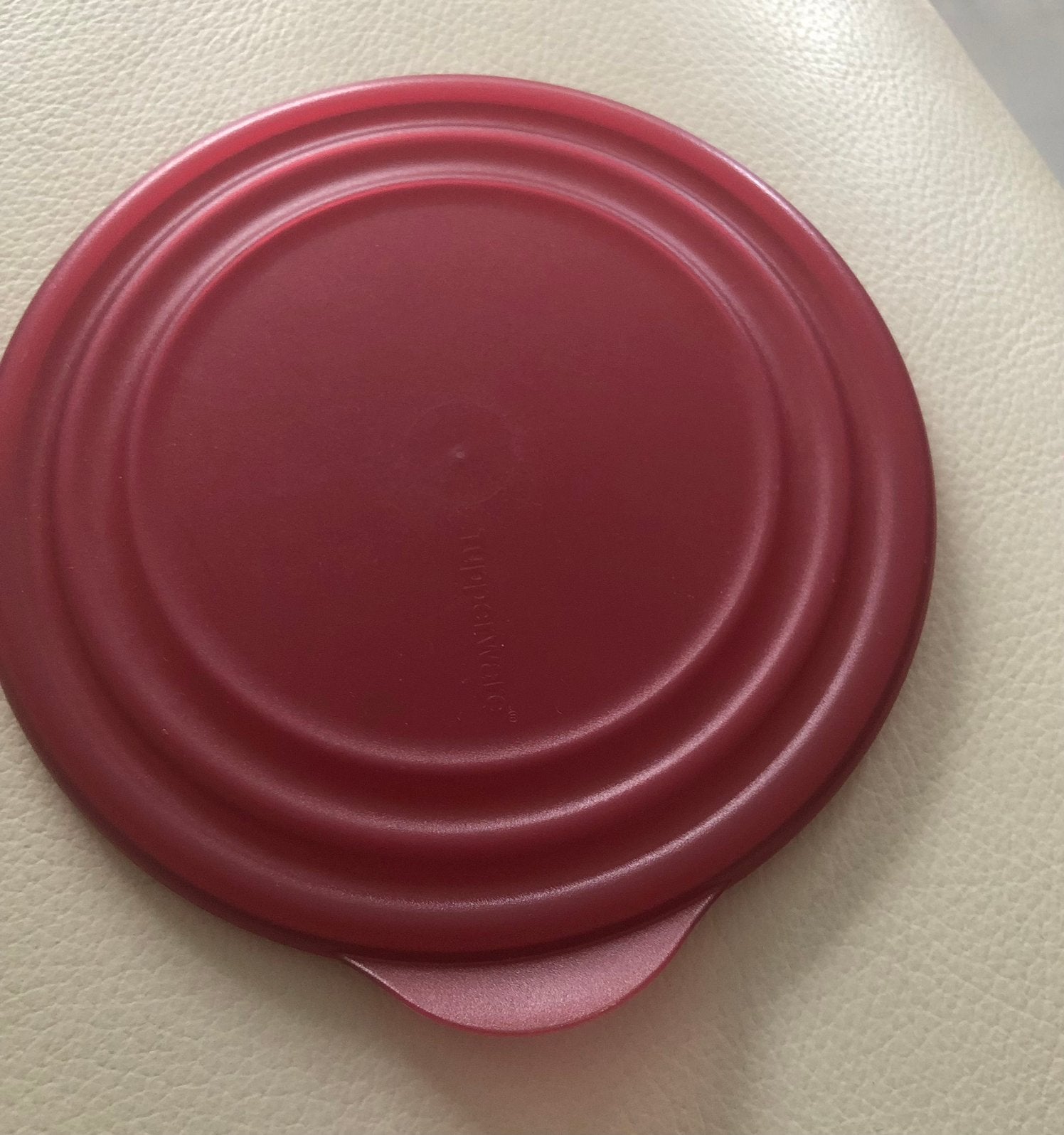 tupperware rode deksel eleganzia 600 ml per stuk rnieuw, Ophalen of Verzenden, Nieuw