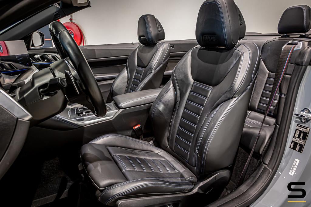 BMW 4-serie Cabrio 420i High Executive|LCI|M-sport PRO|H&K|, Auto's, BMW, Automaat, 1998 cc, Gebruikt, Zwart
