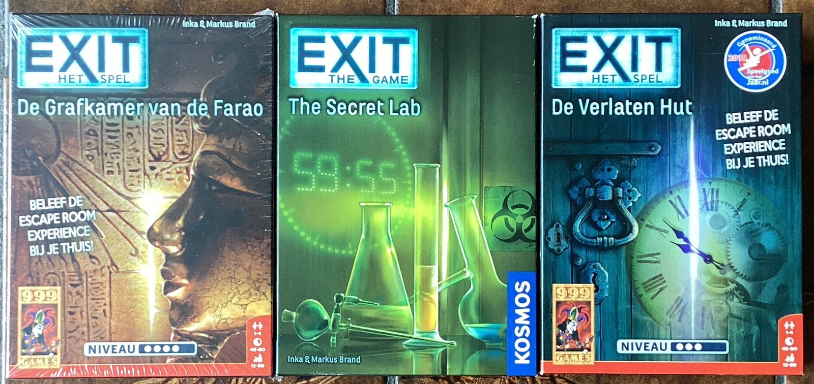 EXIT: escape games 9 euro per stuk, Ophalen of Verzenden, Minder dan 500 stukjes, Zo goed als nieuw, Overige typen