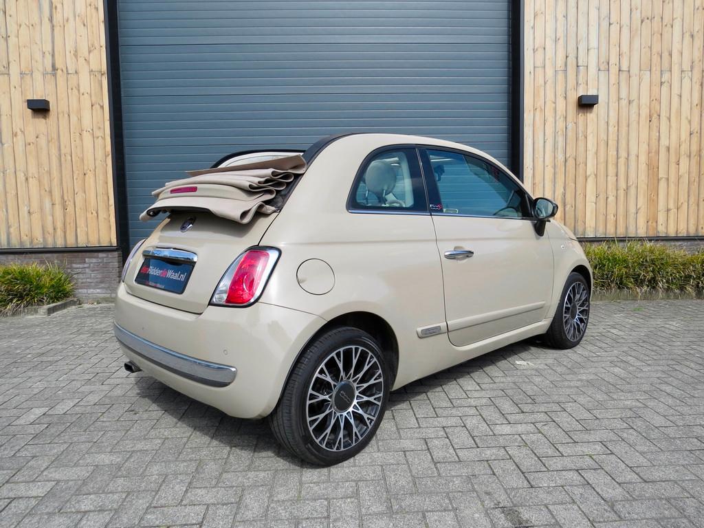 Fiat 500c 0.9 TwinAir Cult cabrio Cappuccino *Unieke kleur, Auto's, Fiat, 86 pk, Gebruikt, Euro 6, Bruin