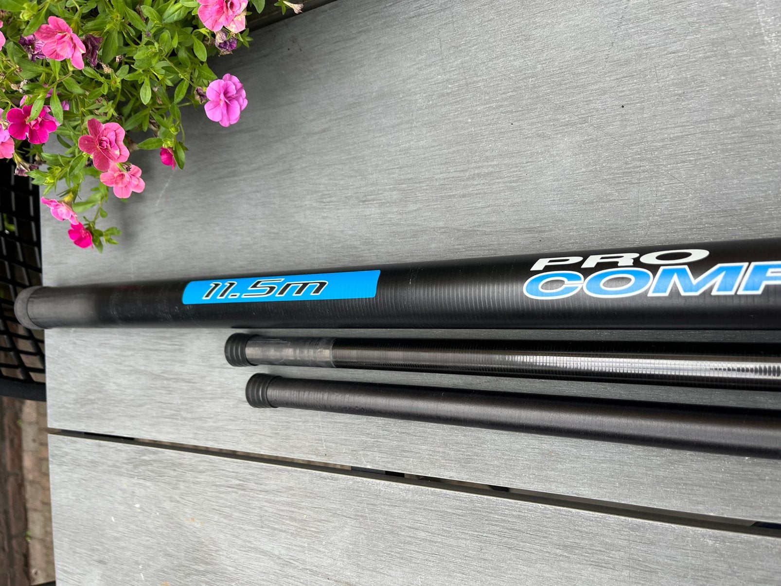 Vaste Hengel 11.5 M Preston Pro Competition CRX PC 40 pack, Ophalen, Zo goed als nieuw, Vaste hengel