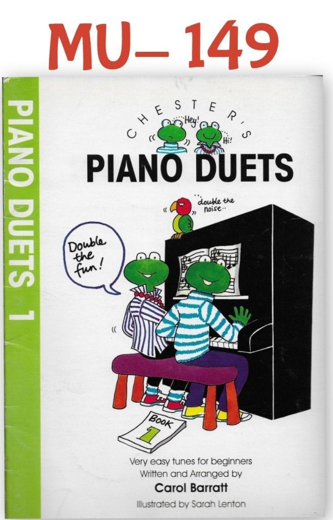 Bladmuziek: MU-149 - Chesters Piano Duets, Gebruikt, Klassiek, Ophalen of Verzenden, Artiest of Componist