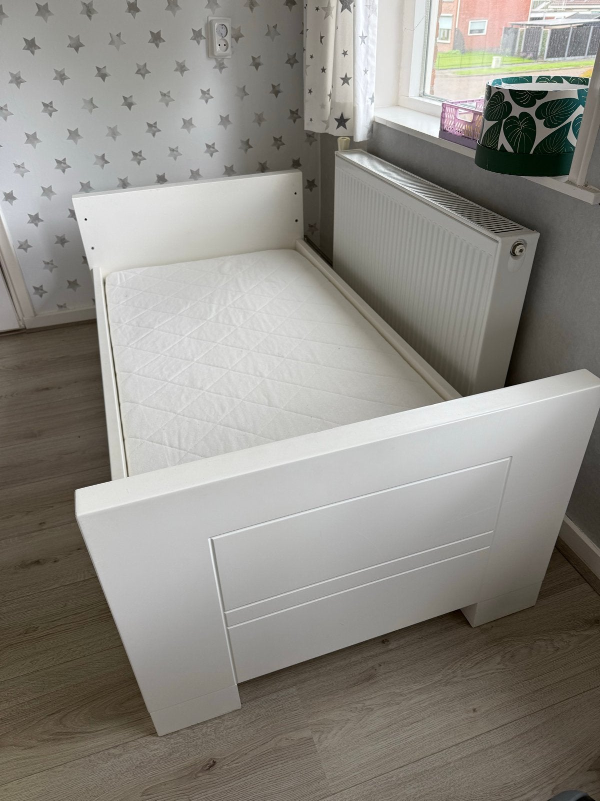 TWF/Bopita peuterbed/junior ledikant (70x140cm) incl. matras, Kinderen en Baby's, Babywiegjes en Ledikanten, Ophalen, Gebruikt