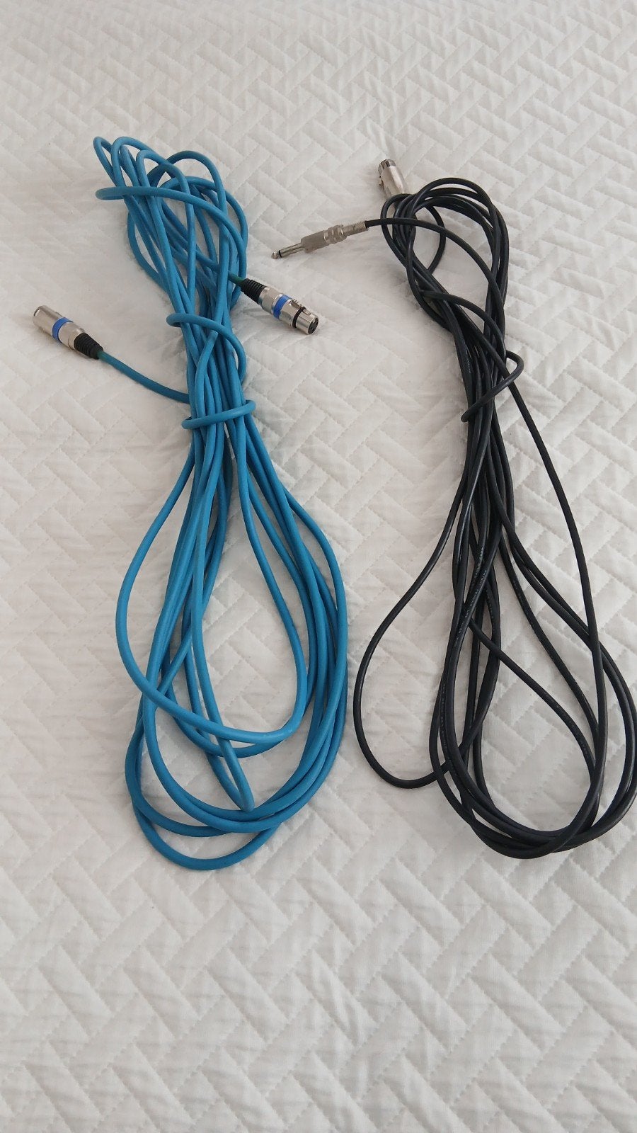 Muziek kabels: XLR naar XLR en Jack naar XLR, Muziek en Instrumenten, Kabels en Stekkers, Ophalen of Verzenden, Microfoon