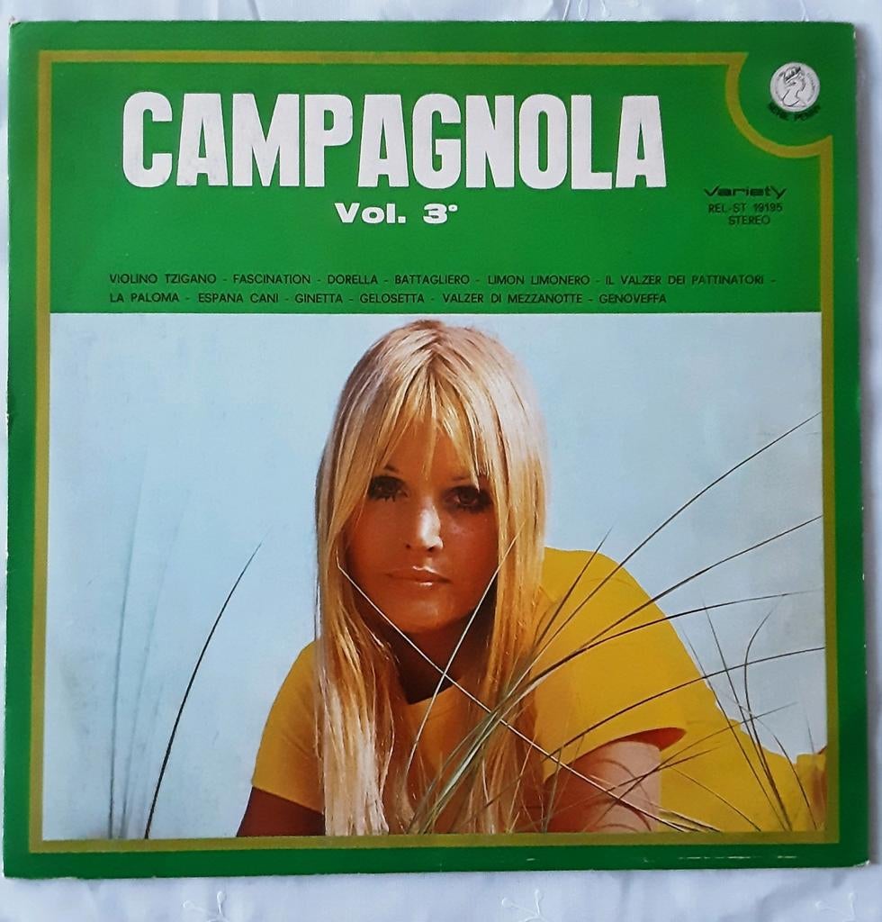Campagnola Vol. 3 LP - Vintage Italiaanse Muziek, Inclusief binnenhoes, Ophalen of Verzenden, Zo goed als nieuw, 12 inch
