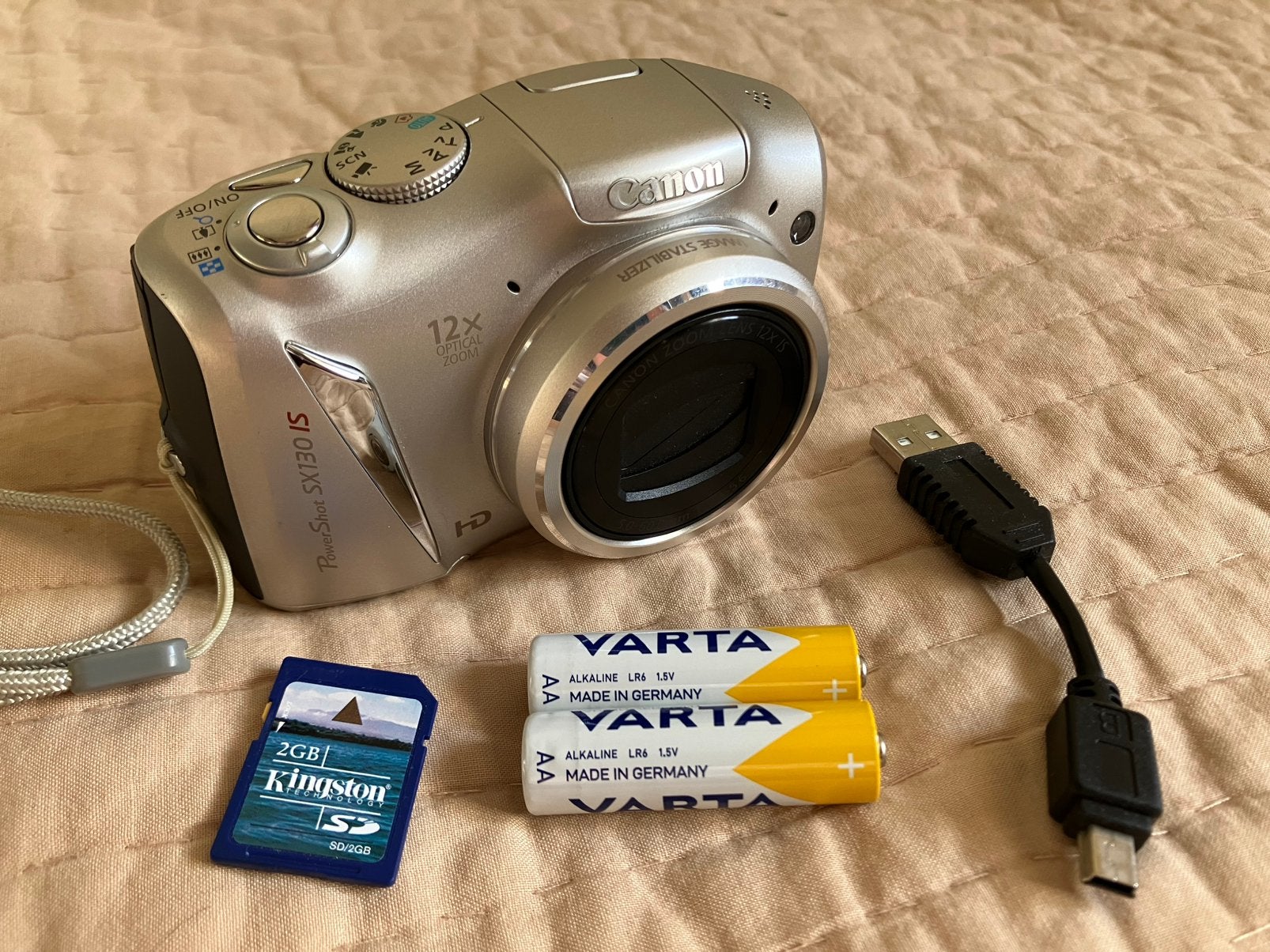 🔴 MOOIE CANON Powershot SX130 IS compact camera 12x ZOOM, Ingebouwde flitser, Canon, 12 megapixels, Ophalen of Verzenden