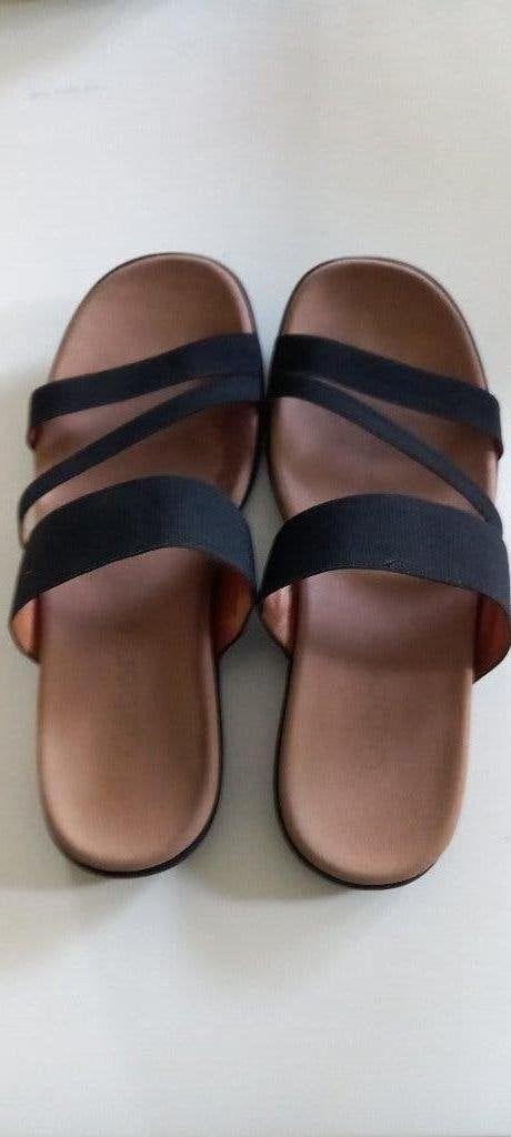 Gabor zwarte dames slippers maat 40., Slippers, Zwart, Gabor, Ophalen of Verzenden