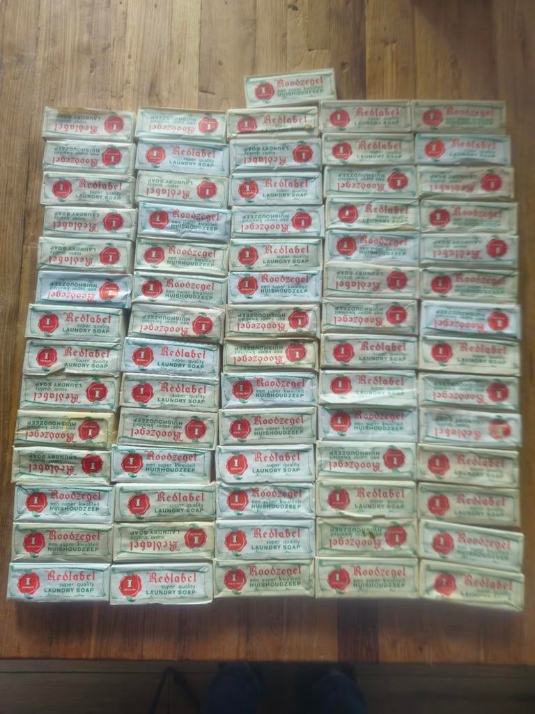 Vintage Redlabel Roodzegel Waszeep - Ongeopend, Ophalen of Verzenden