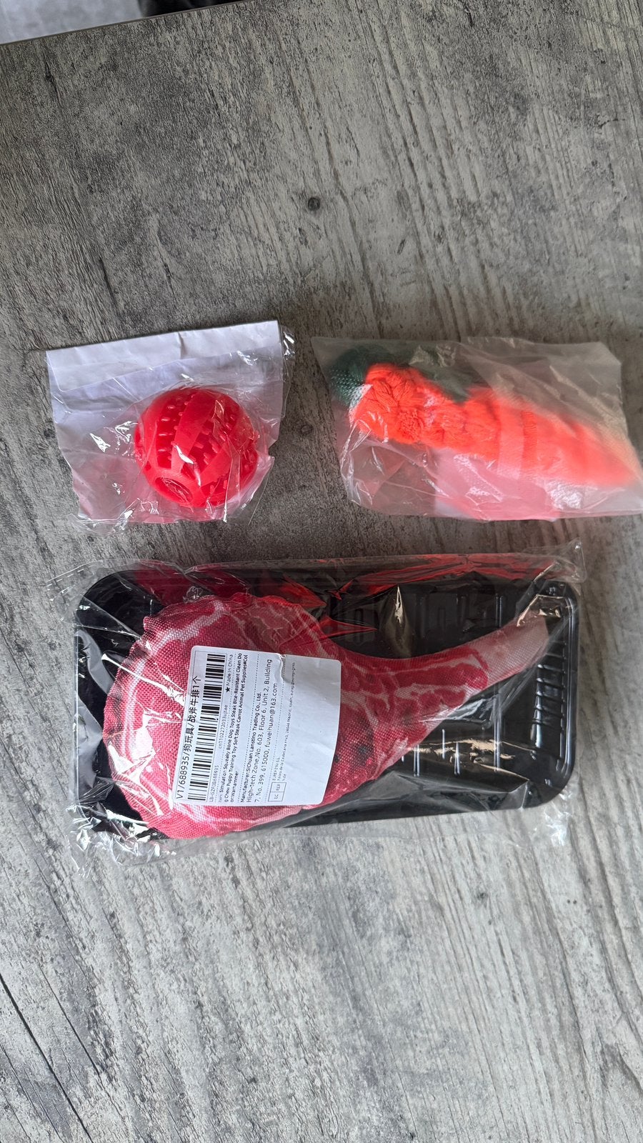 Honden speeltjes 3 stuks, Ophalen, Nieuw