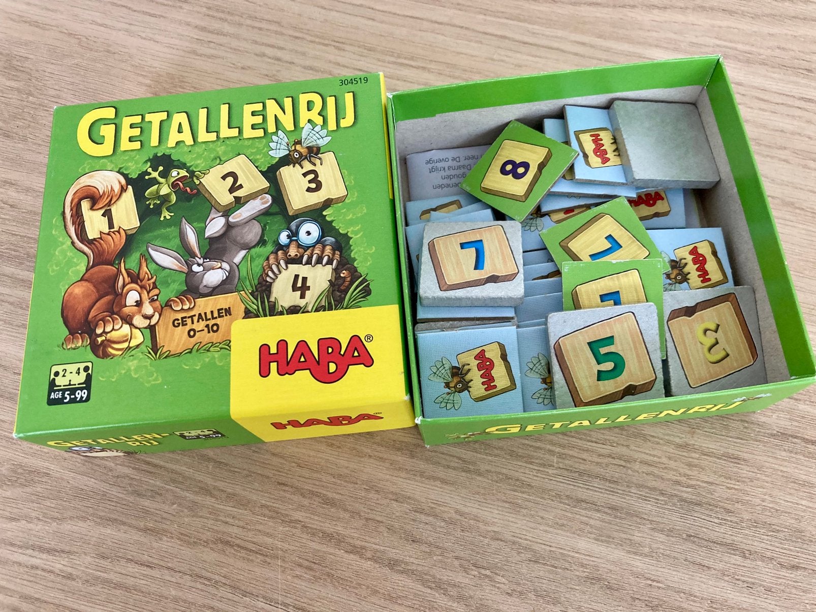 Spel HABA getallenrij, Ophalen of Verzenden, Zo goed als nieuw