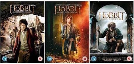 3 dvd’s The Hobbit, Vanaf 16 jaar, Ophalen of Verzenden, Zo goed als nieuw