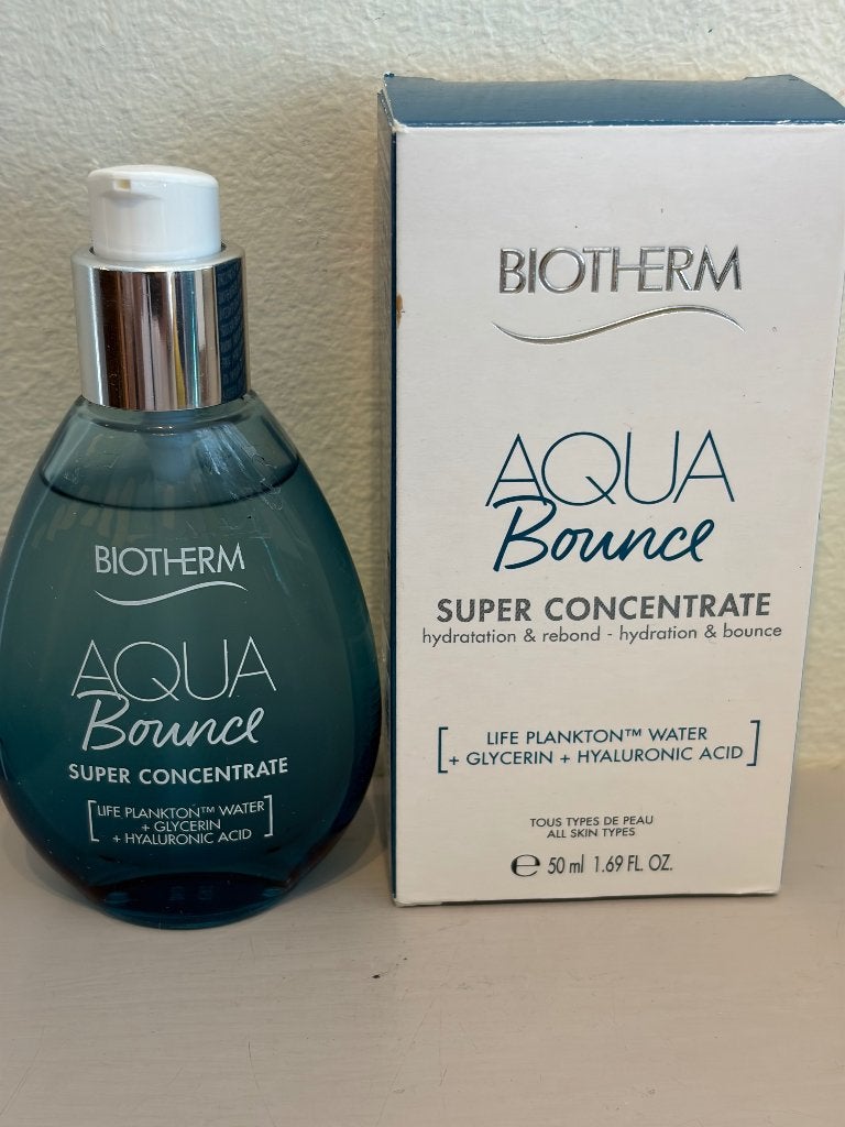 Biotherm Aqua Bounce Super Concentrate  Inhoud: 50 ml, Ophalen of Verzenden, Nieuw, Gehele gezicht, Verzorging