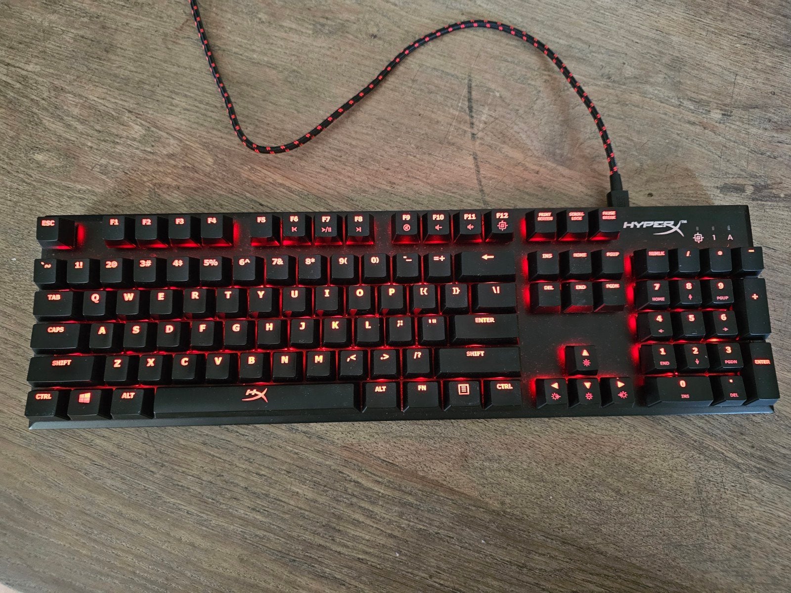 HyperX Alloy FPS gaming toetsenbord | Cherry MX Blue switch, HyperX, Ophalen of Verzenden, Zo goed als nieuw, Qwerty