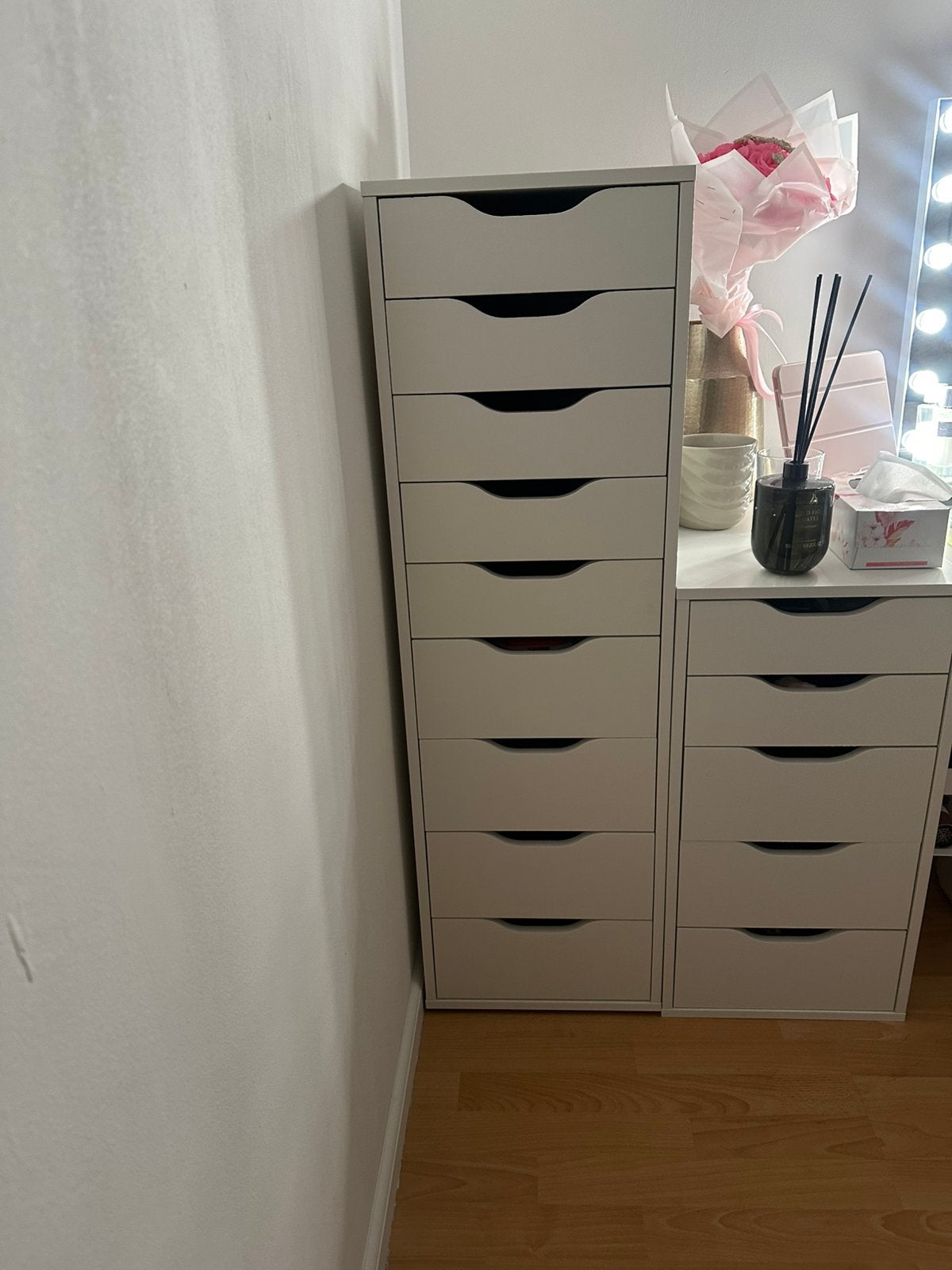 Alex ladeblok met 9 lades, Minder dan 50 cm, 5 laden of meer, Ophalen of Verzenden, Zo goed als nieuw
