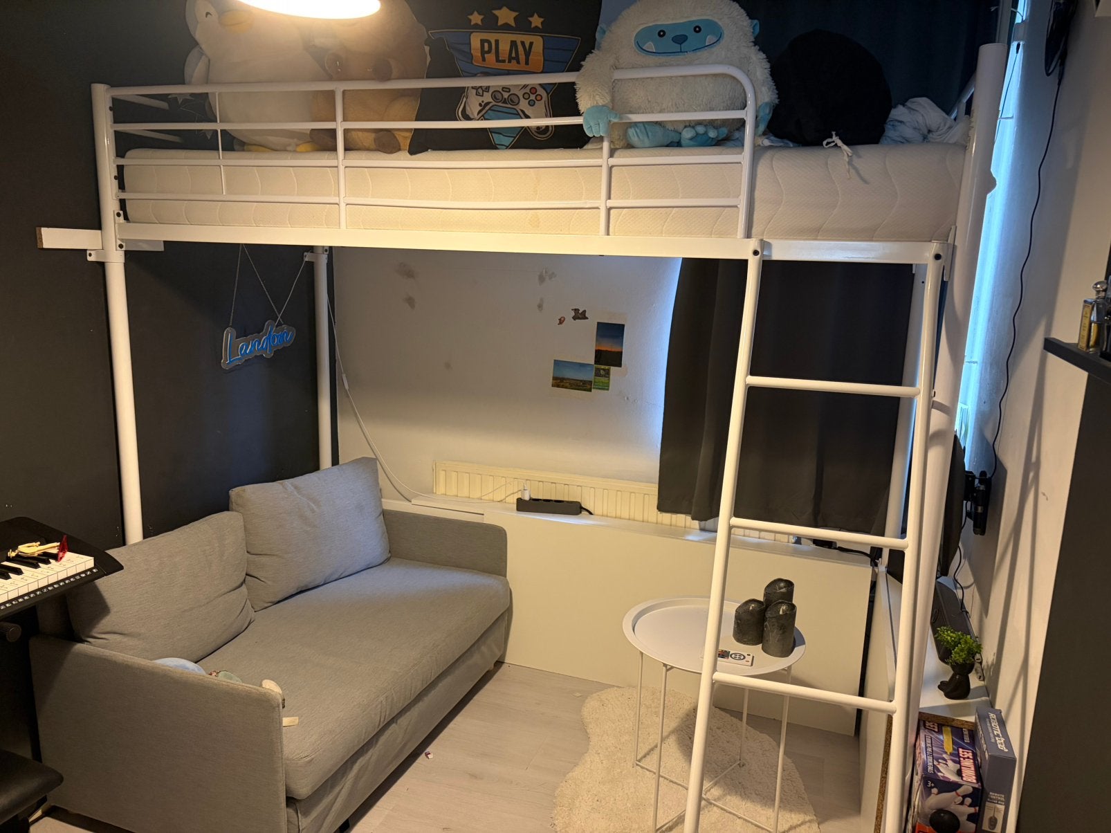 Hoogslaper zonder matras, Eenpersoons, Ophalen of Verzenden, Zo goed als nieuw, 90 cm