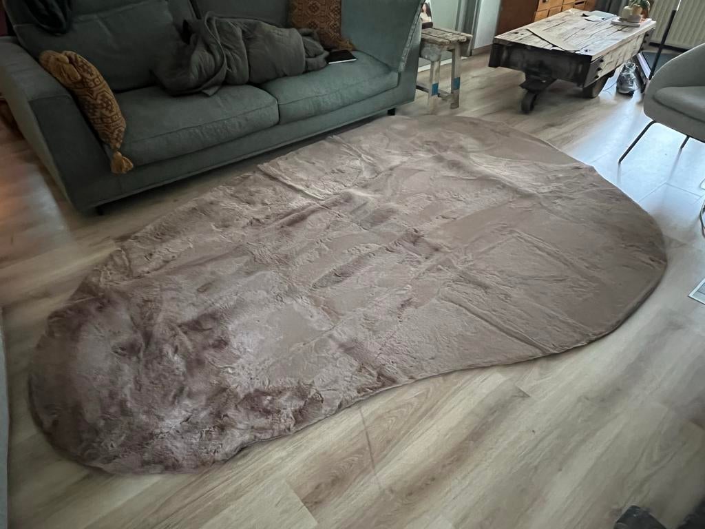 Super Zacht Organisch Vloerkleed Taupe 200x300 cm, Ophalen, Japandi, Overige kleuren, 200 cm of meer