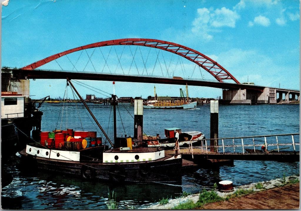 Van Brienenoordbrug - Rotterdam, Verzenden, 1960 tot 1980, Gelopen, Zuid-Holland