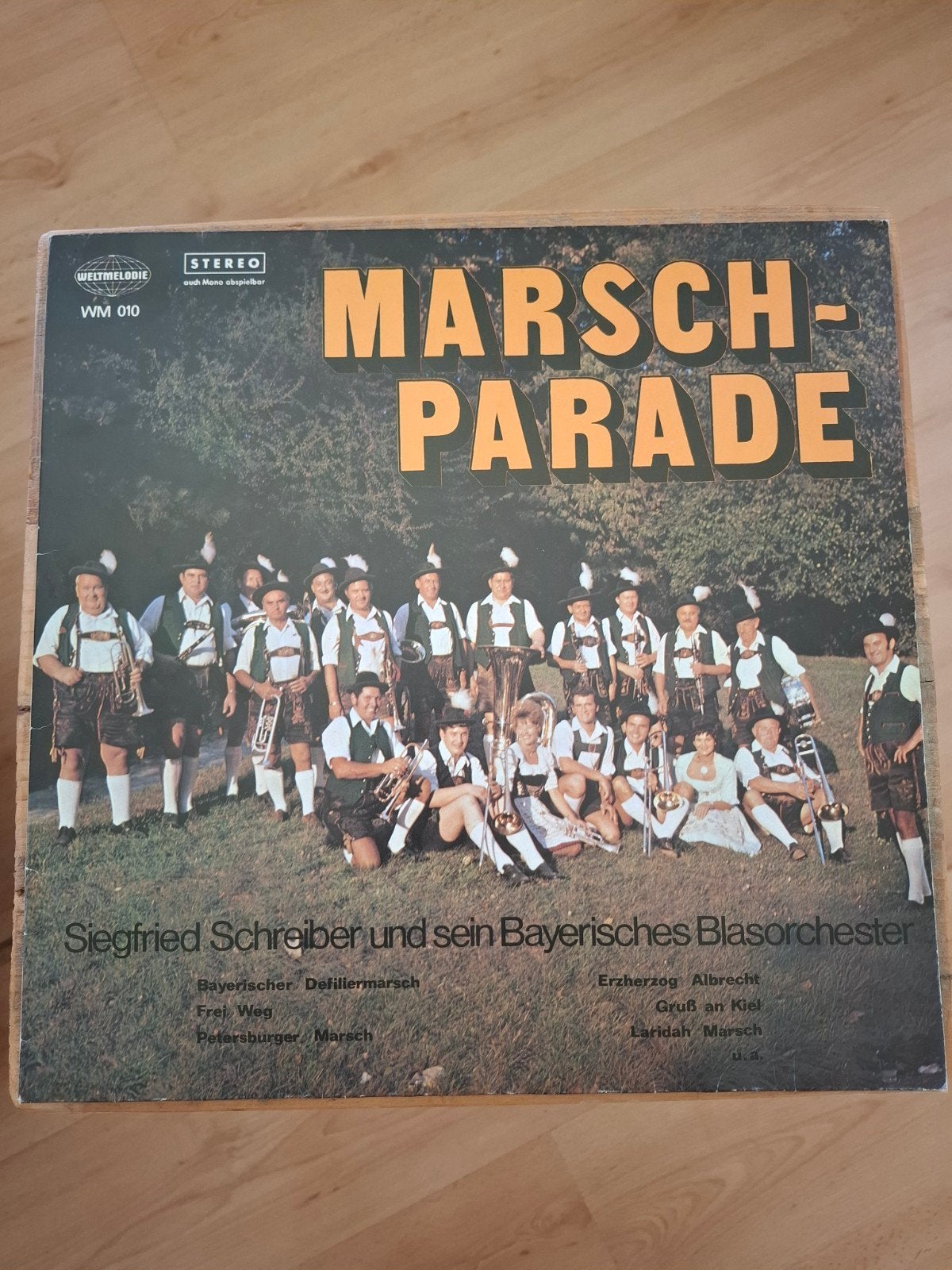 LP Marsch-Parade. Oa. Laridah-Marsch. Siegfried Schreiber, Ophalen of Verzenden, Gebruikt, 12 inch
