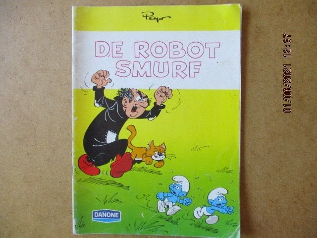 adv3979 de smurfen danone, Eén stripboek, Ophalen, Gelezen