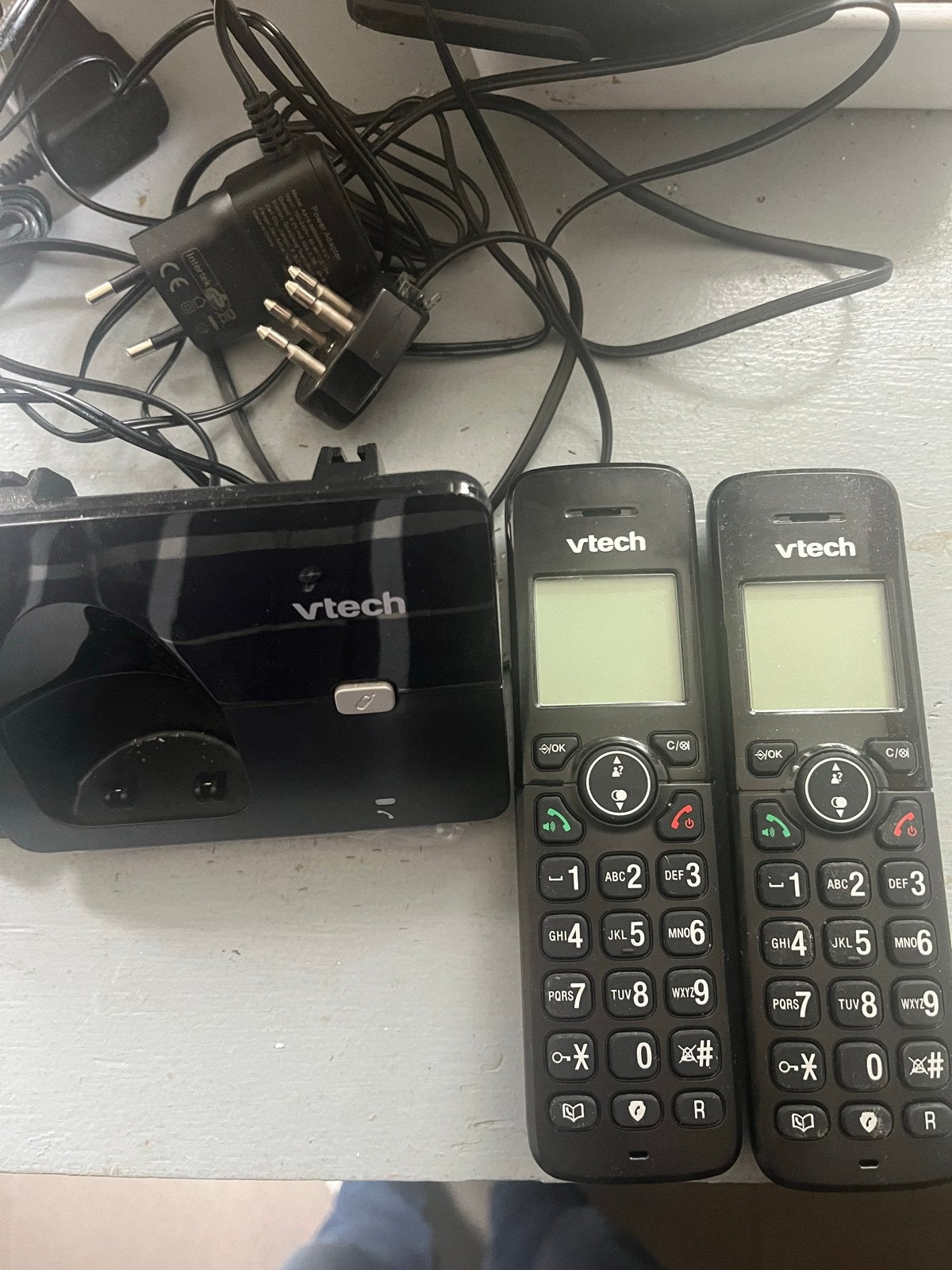 Vtech draadloze huistelefoon met twee handsets, Ophalen of Verzenden, Gebruikt, 2 handsets