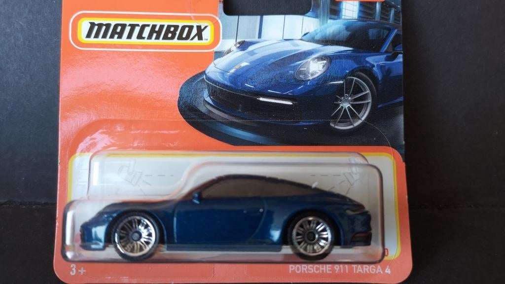 Porsche 911 Targa 4 1:64 3inch Matchbox Pol, Auto, Verzenden, Nieuw, Matchbox@mattel.com