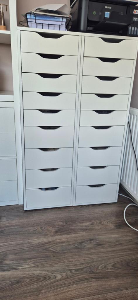 IKEA Alex ladekast wit - perfect voor kantoor/hobby, Ophalen, Overige materialen, Minder dan 50 cm, Gebruikt