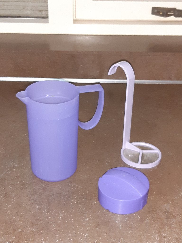 Tupperware melk opschuimer / melkopschuimer blauw, Ophalen of Verzenden, Zo goed als nieuw, Blauw, Overige typen