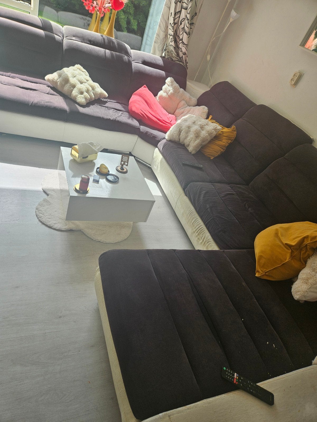 U bank Hoekbank. Opknapper Gratis, Huis en Inrichting, Ophalen, Gebruikt