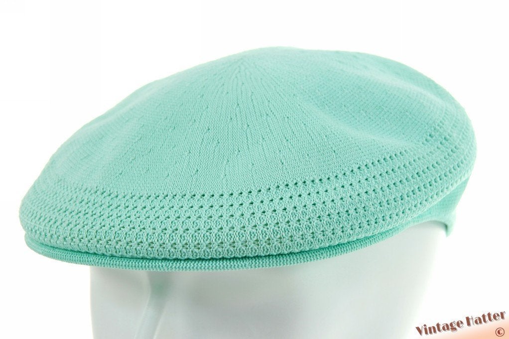 Platte pet Kangol Tropic Ventair mint groen S en M nieuw, Nieuw, Kangol Tropic Ventair 504, Ophalen of Verzenden, Pet
