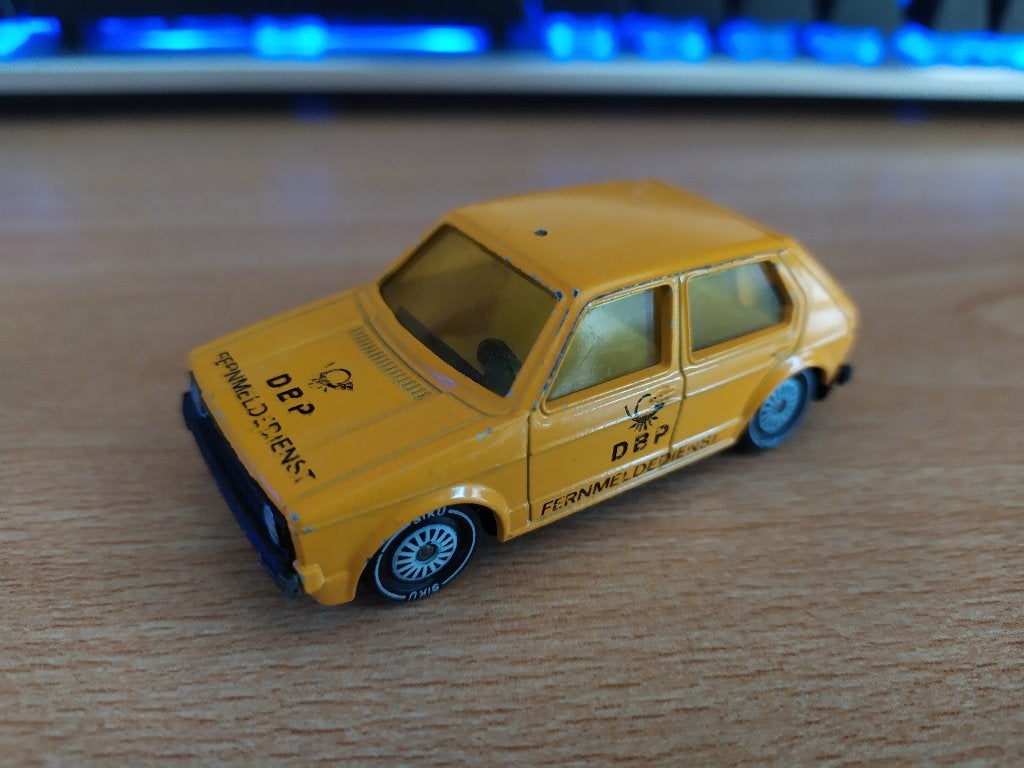 Siku - VW Golf LS DBP Fernmeldedienst, Antiek en Kunst, Ophalen of Verzenden