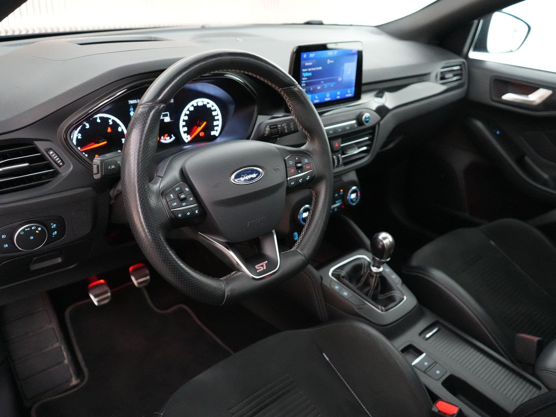 Ford Focus ST-3 2.3 280pk PERFORMANCE PACK |Milltek|19" Spar, Auto's, Ford, 1408 kg, Gebruikt, 4 cilinders, Blauw