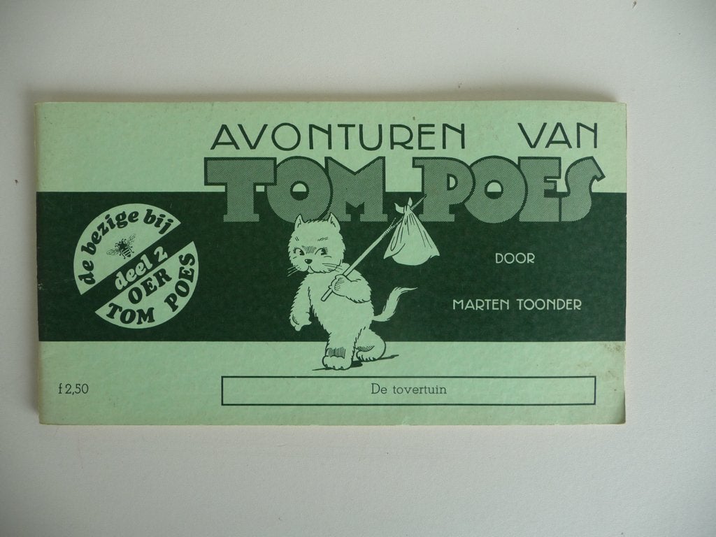 stripboek AVONTUREN VAN TOM POES - DE TOVERTUIN - deel 2, Gelezen, Marten Toonder, Eén stripboek, Ophalen of Verzenden