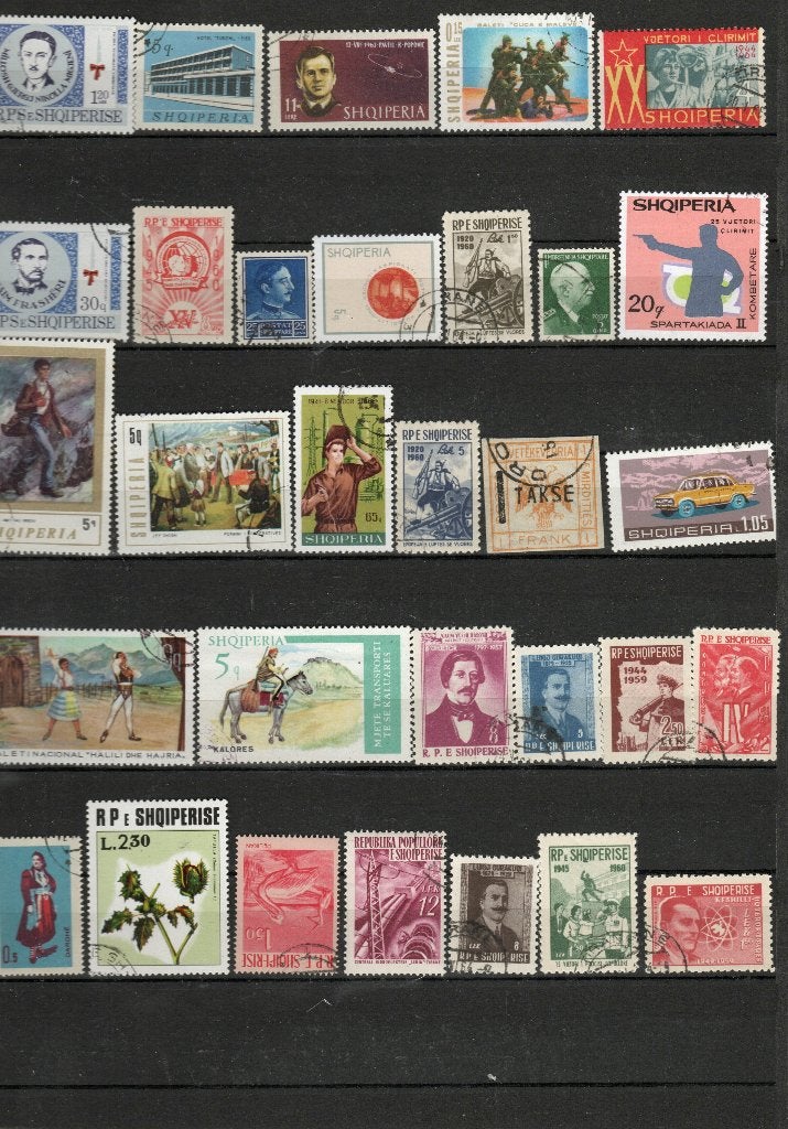 Albanië kavel 460, Verzenden, Overige landen, Gestempeld