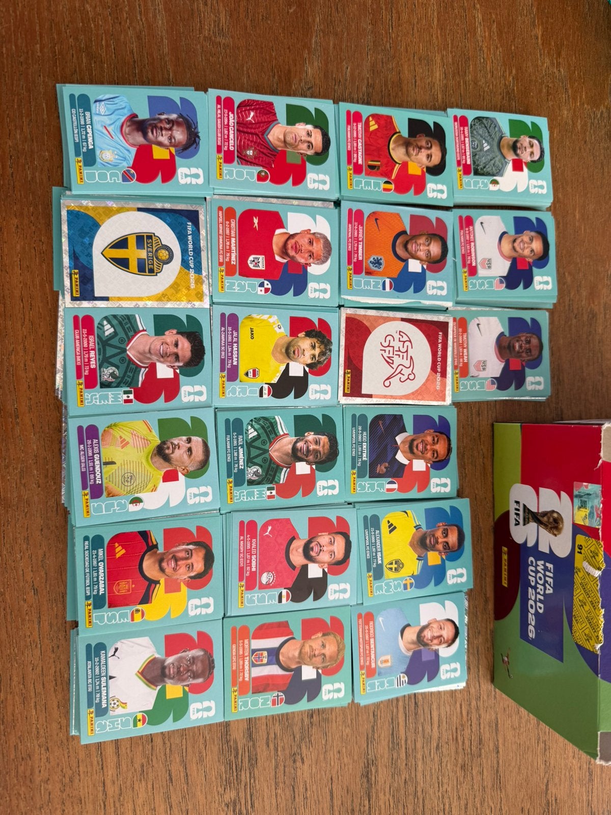 WK 2026 Panini stickers voetbal (250 stickers), Verzenden, Nieuw, Buitenlandse clubs, Poster, Plaatje of Sticker