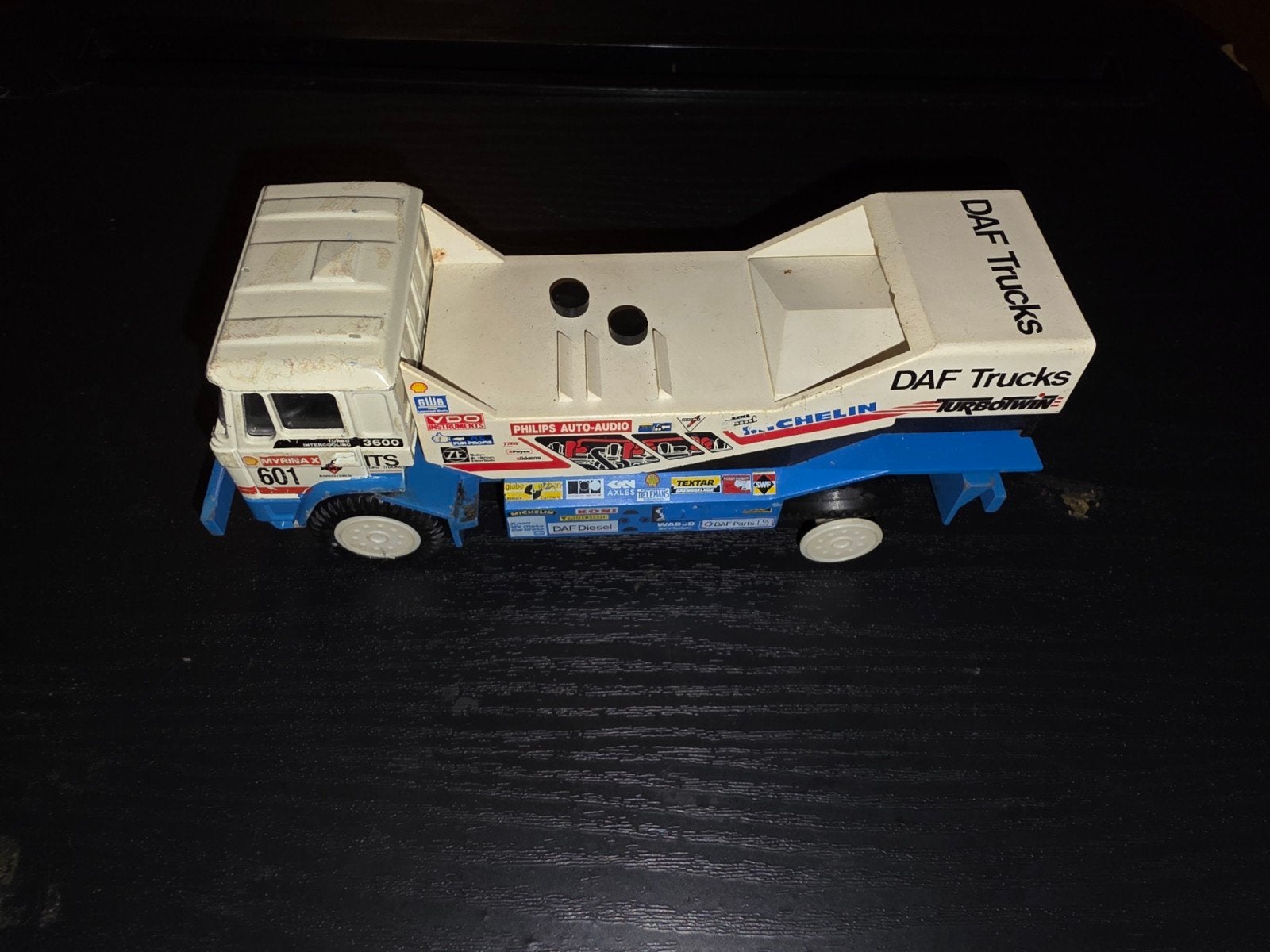 Daf 3600 Turbo Twin, start nr 601 van Jan de Rooy, Hobby en Vrije tijd, Ophalen of Verzenden, Gebruikt, Bus of Vrachtwagen