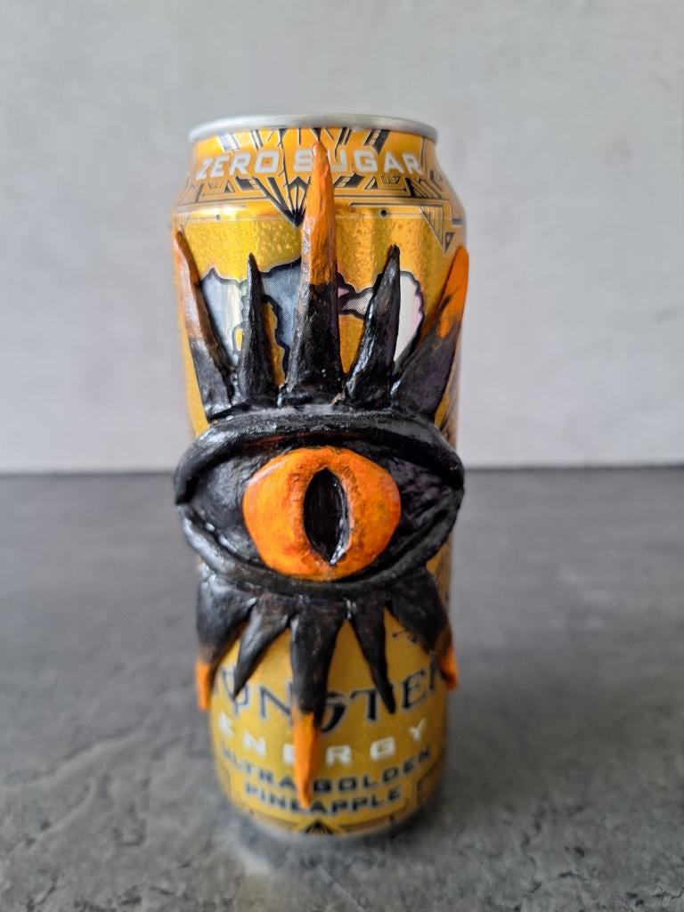 Monster Energy blik met oog van Sauron, Verzamelen, Ophalen of Verzenden